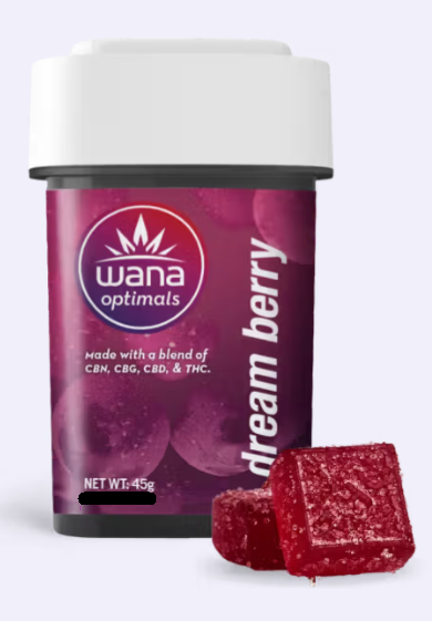 Photograph of product: WANA Dream Berry 100mg\20ct 00118