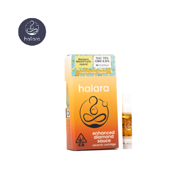 Photograph of product: BANANA MOCHI FUNK 1G LIVE DIAMOND SAUCE CARTRIDGE
