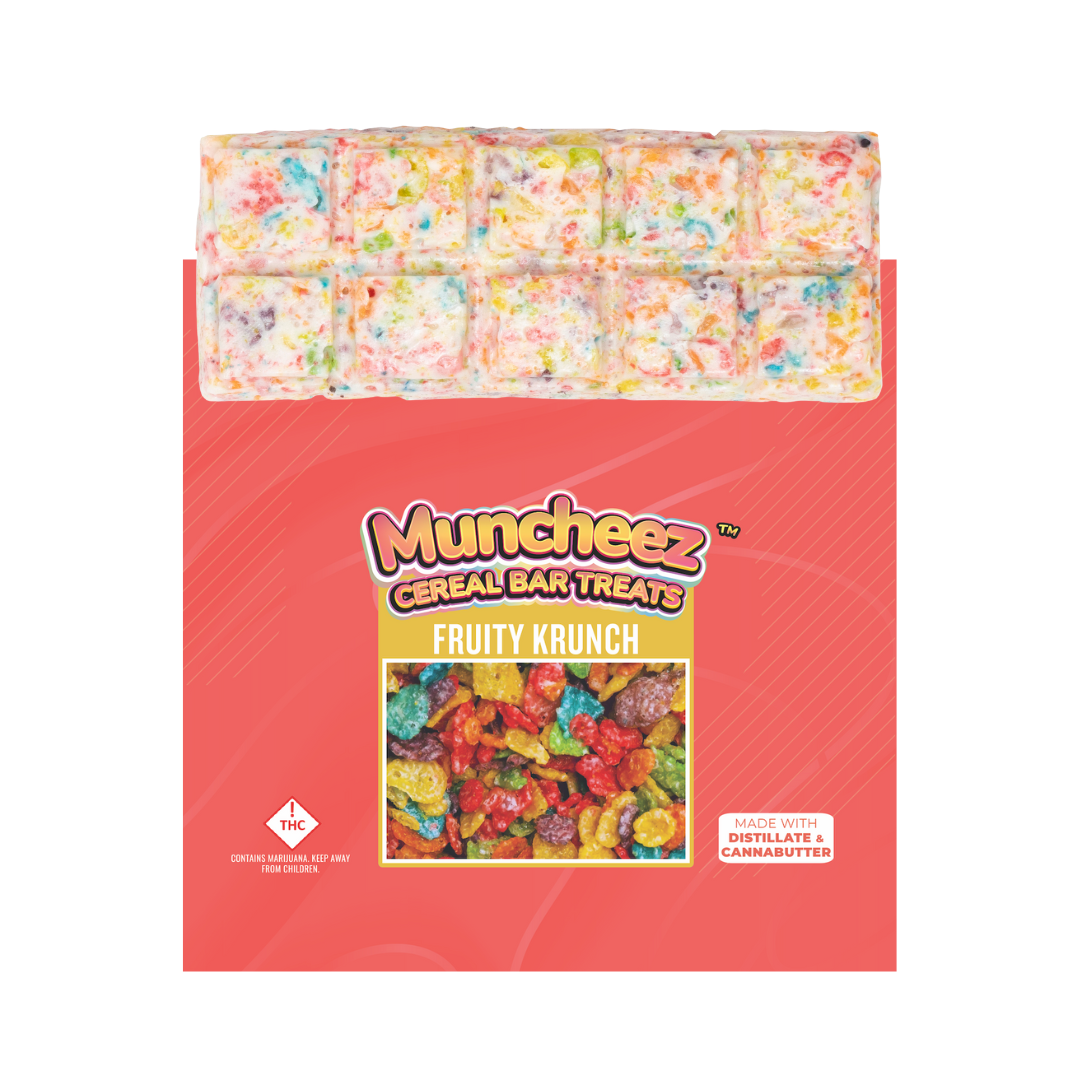 Photograph of product: Muncheez- Fruity Krunch Bar 100mg