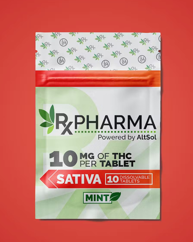 Photograph of product: Rx Pharma Oui'd Dissolvable Tablets (100mg)