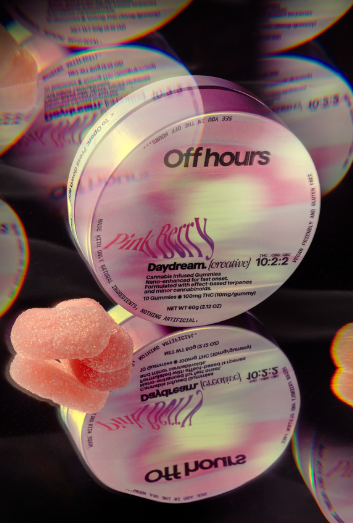 Photograph of product: Off Hours Daydream (Creative) Gummies - Pink Berry - 10 pack