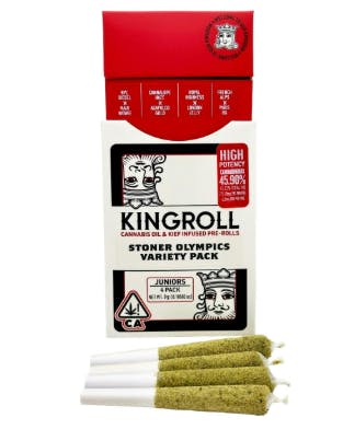 Photograph of product: MIX VARIETY #8 Pack - .75g -Pre-Roll 4 Pack - Retail