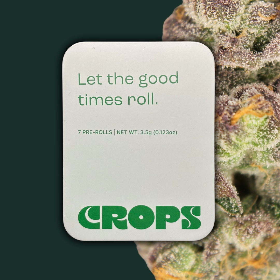 Photograph of product: Crops - Preroll - Orange Malt - 0.5g - 7 Pack