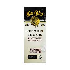 Photograph of product: Big Chief Disposable Sunset Gelato