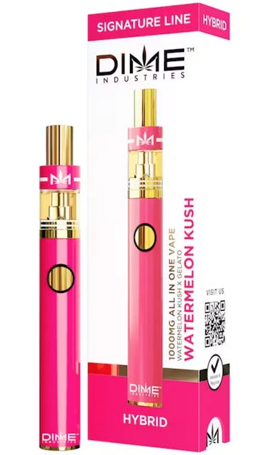 Photograph of product: 1G Disposable Signature Watermelon Kush - Watermelon Kush