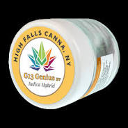 Photograph of product: High Falls Canna | G13 Genius HV flower, jar 3.5g