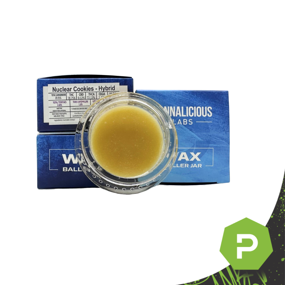 Photograph of product: Cannalicious Wax Bucket | Nuclear Cookies