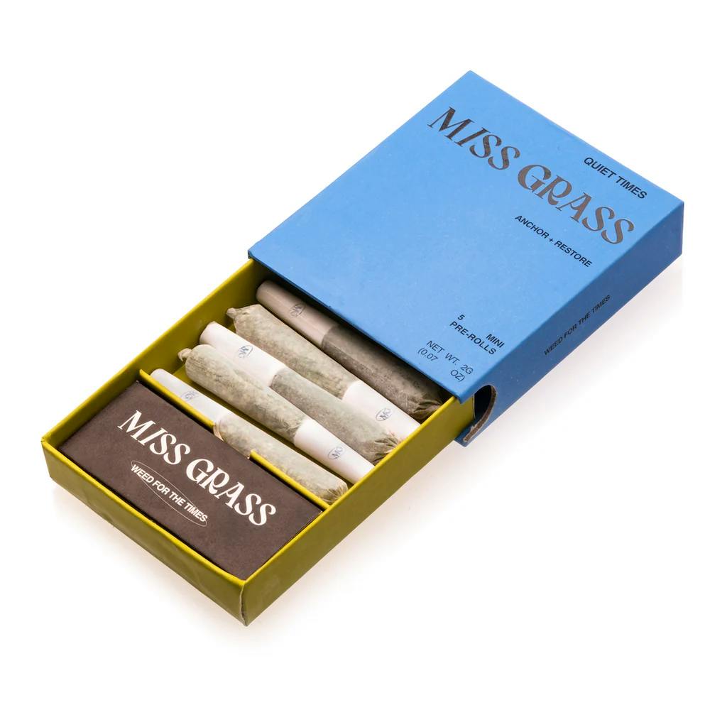 Photograph of product: Miss Grass - Quiet Times 5pk Pre-Roll Minis (2g)