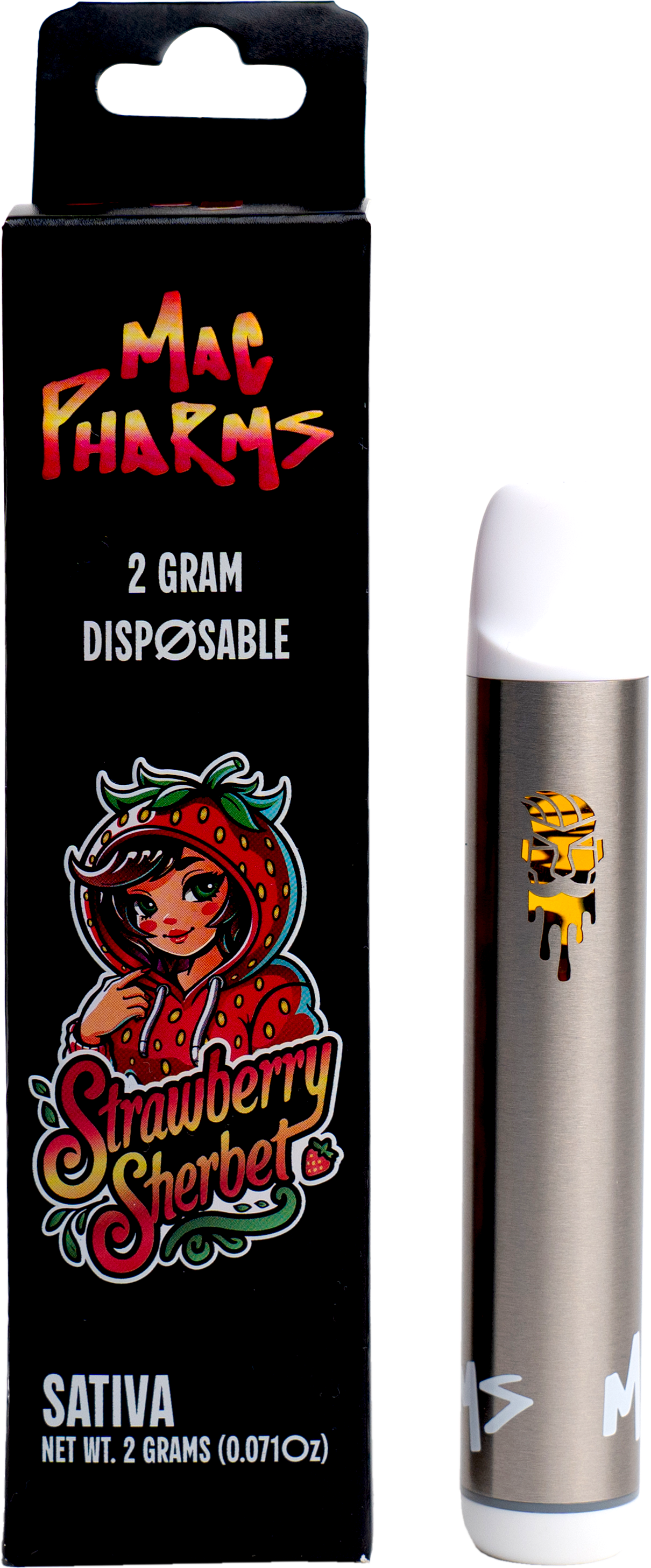 Photograph of product: Mac Pharms | Strawberry Sherb Disposable Vape