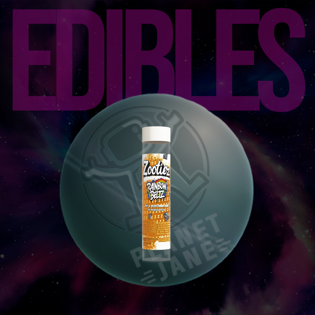 Photograph of product: Zootiez - 1g Infused Preroll - Rainbow Beltz