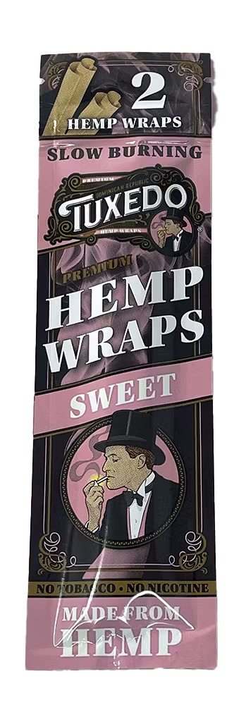 Photograph of product: TUXEDO - Hemp Wraps - Sweet - 2pk
