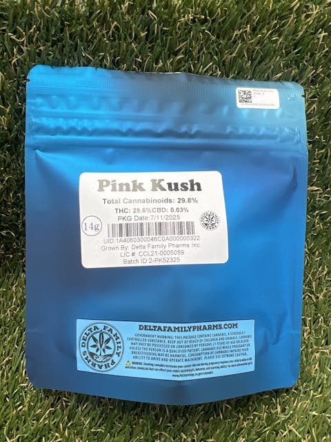 Photograph of product: PINK KUSH 14G SMALLS - 