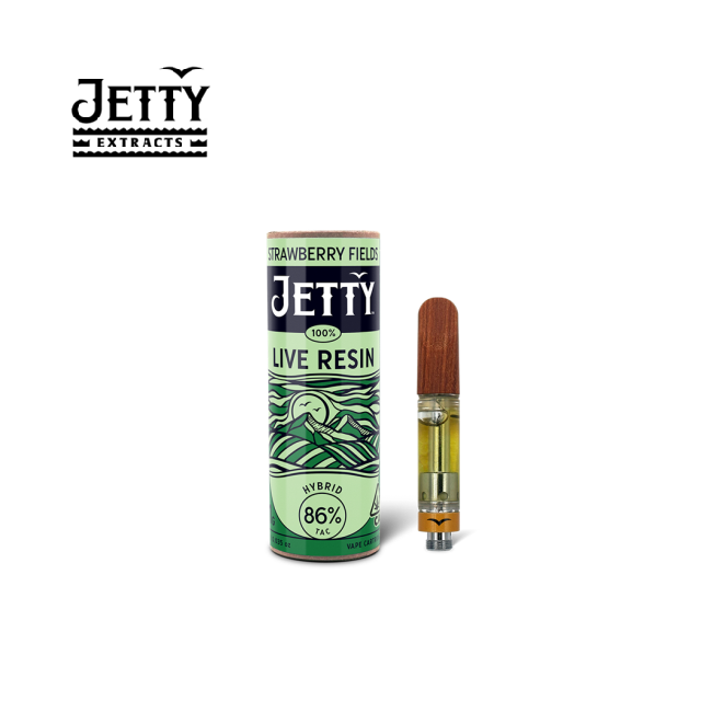 Photograph of product: STRAWBERRY FIELDS 1G LIVE RESIN CARTRIDGE