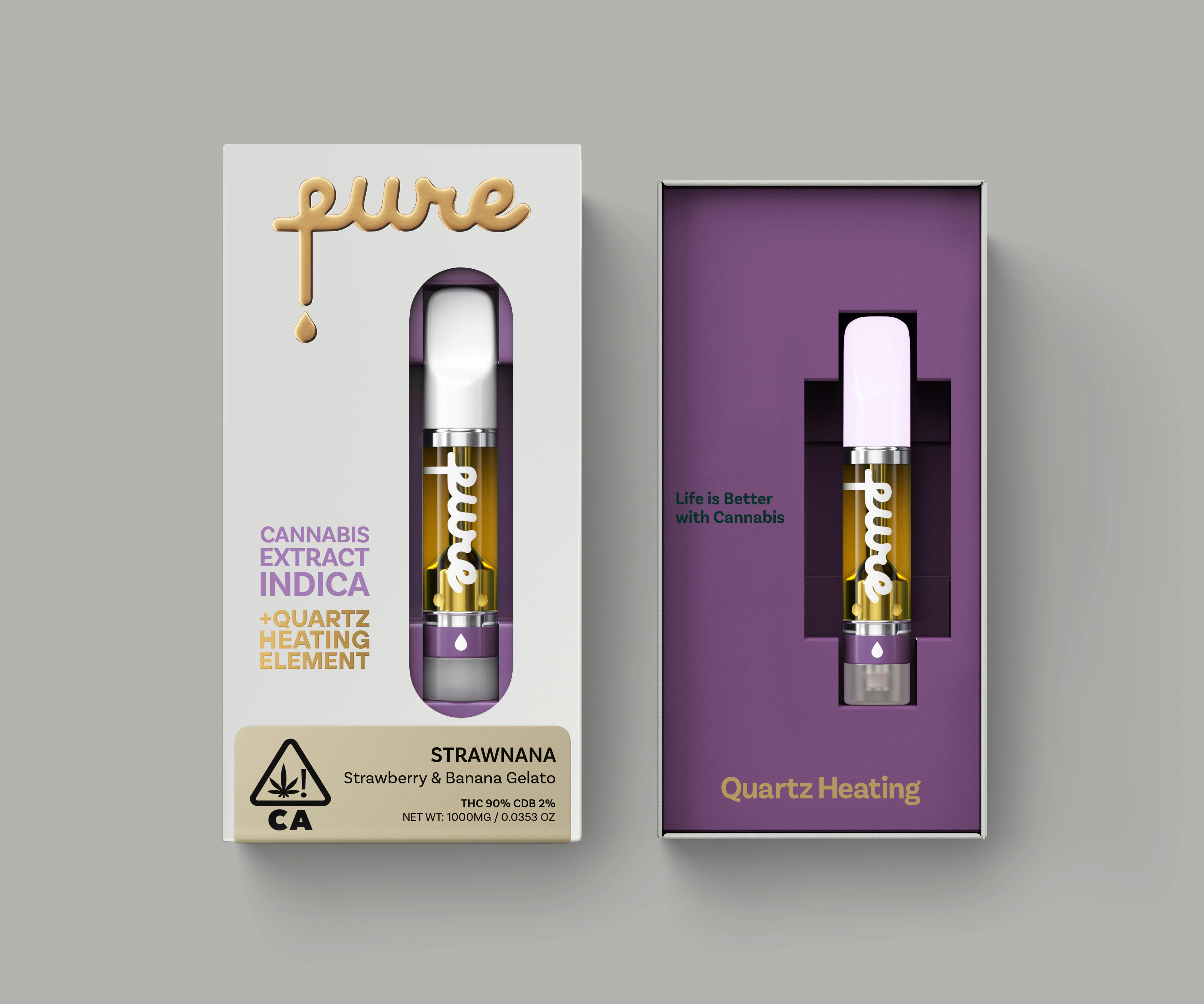 Photograph of product: Strawnana Quartz Cartridge 1g