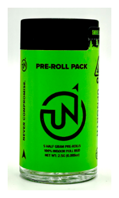 Photograph of product: Grand Daddy Purple Preroll 5PK
