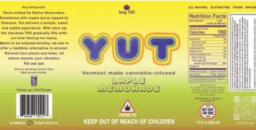 Photograph of product: Yut | Laple Memonade | 10mg TH-oui