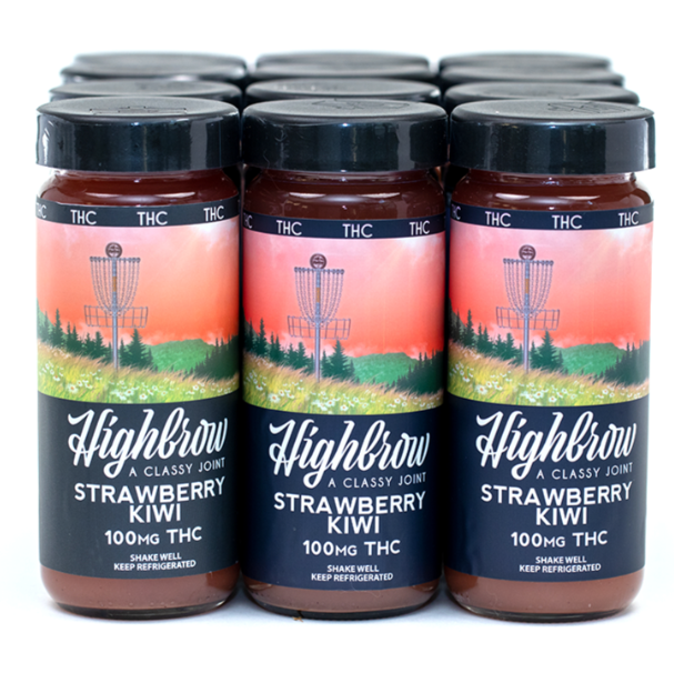Photograph of product: Strawberry Kiwi au chocolat Rosin Drink 100mg