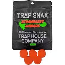 Photograph of product: Trap House | Strawberry Limeade | 200mg Gummies