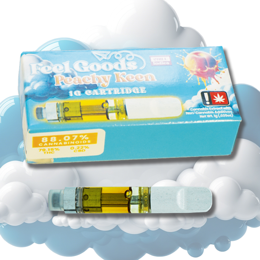 Photograph of product: Peachy Keen Flavored - Cartridge - Feel Goods