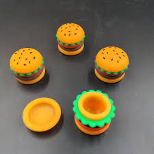 Photograph of product: (LuvBuds) Silicone Hamburger Wax Container 5ml