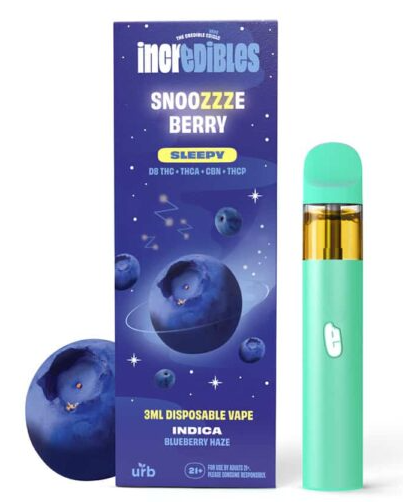Photograph of product: Sleep Snoozzze Berry Distillate Disposable