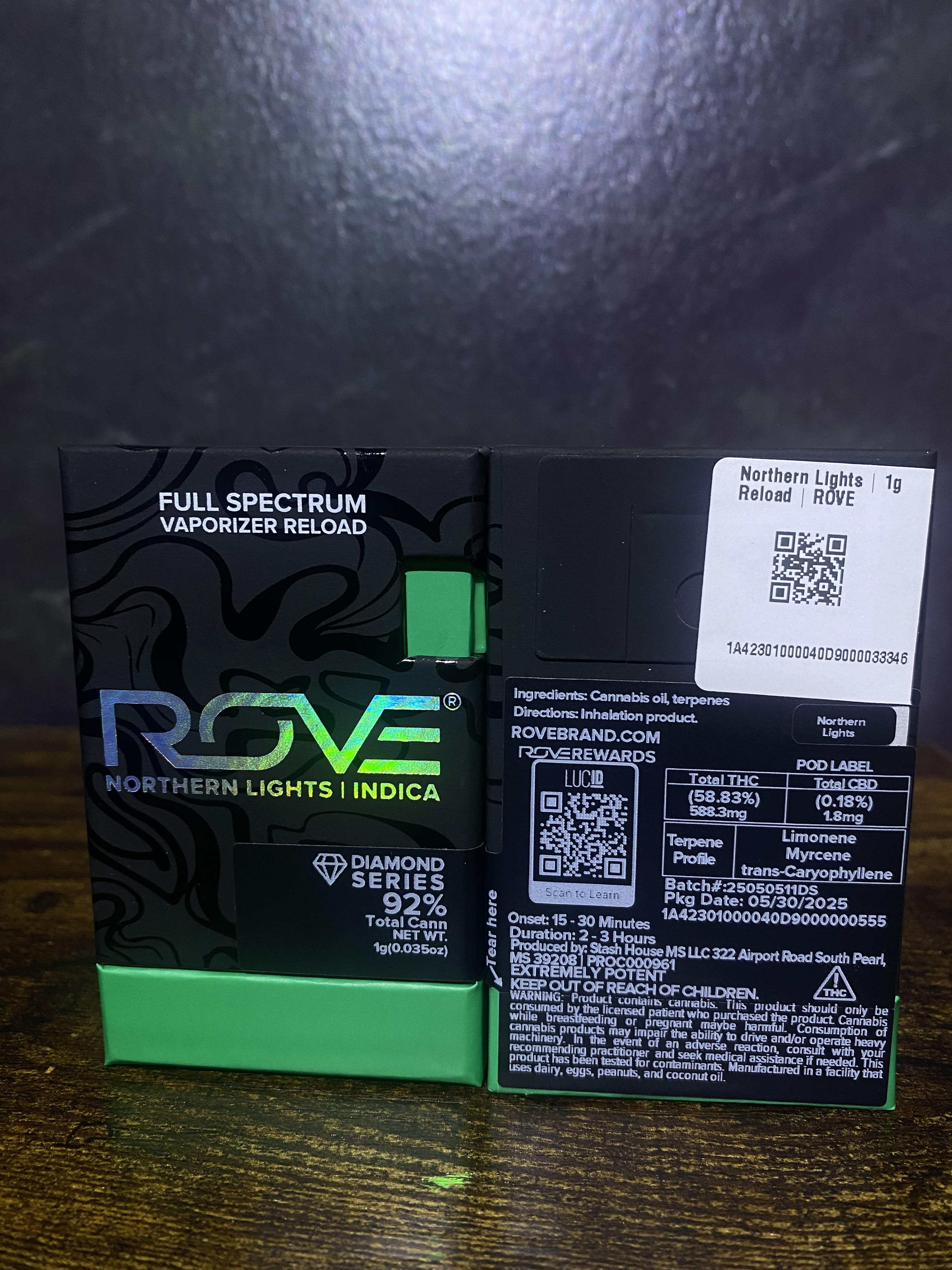 Photograph of product: Northern Lights Reload | ROVE
