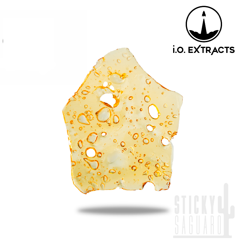 Photograph of Product: IO Extracts Shatter ZKZ (I/H) 1g