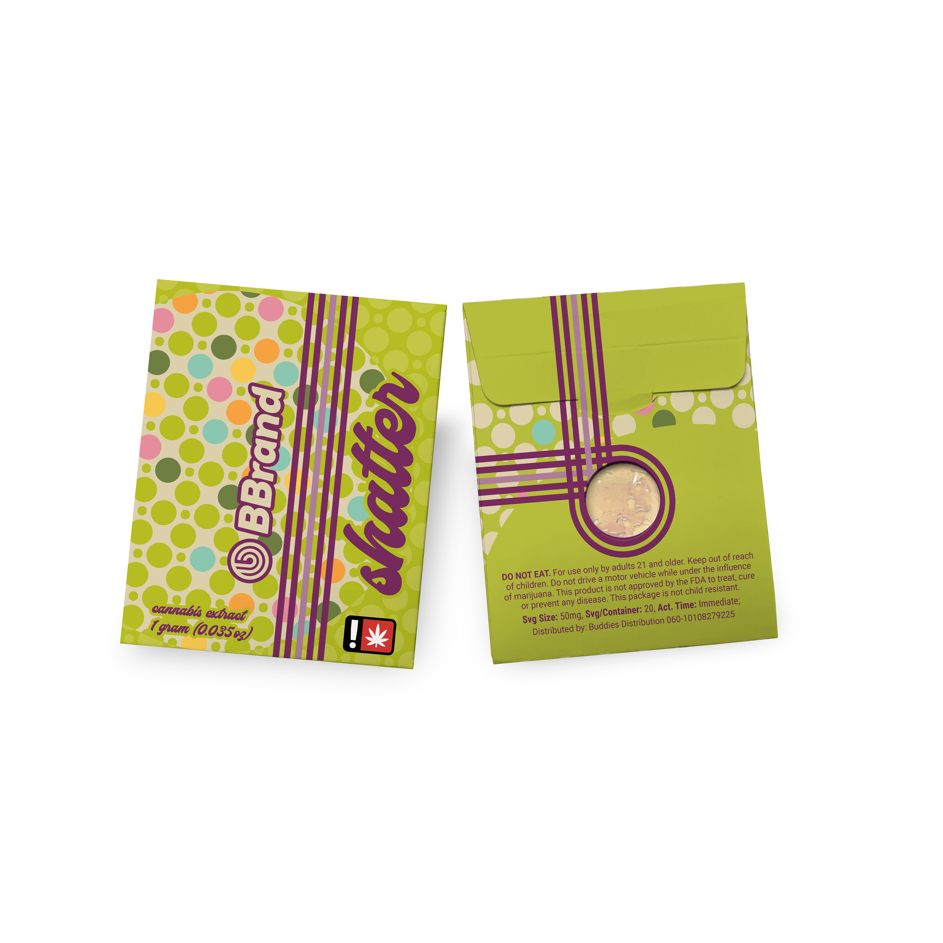 Photograph of product: BBrand - OUTLAW - Shatter - (1g) - S
