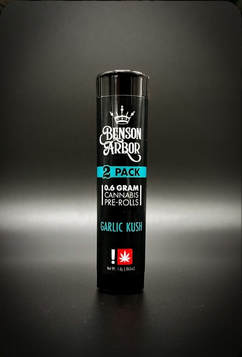 Photograph of product: Benson Arbor | 2 x .6g Pre-Roll | Gass Monkey