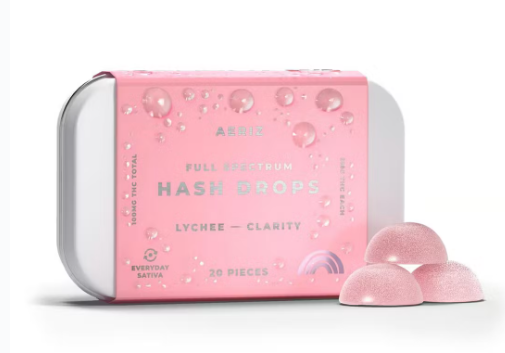 Photograph of product: AERIZ LYCHEE 20PK au chocolat DROPS 100MG