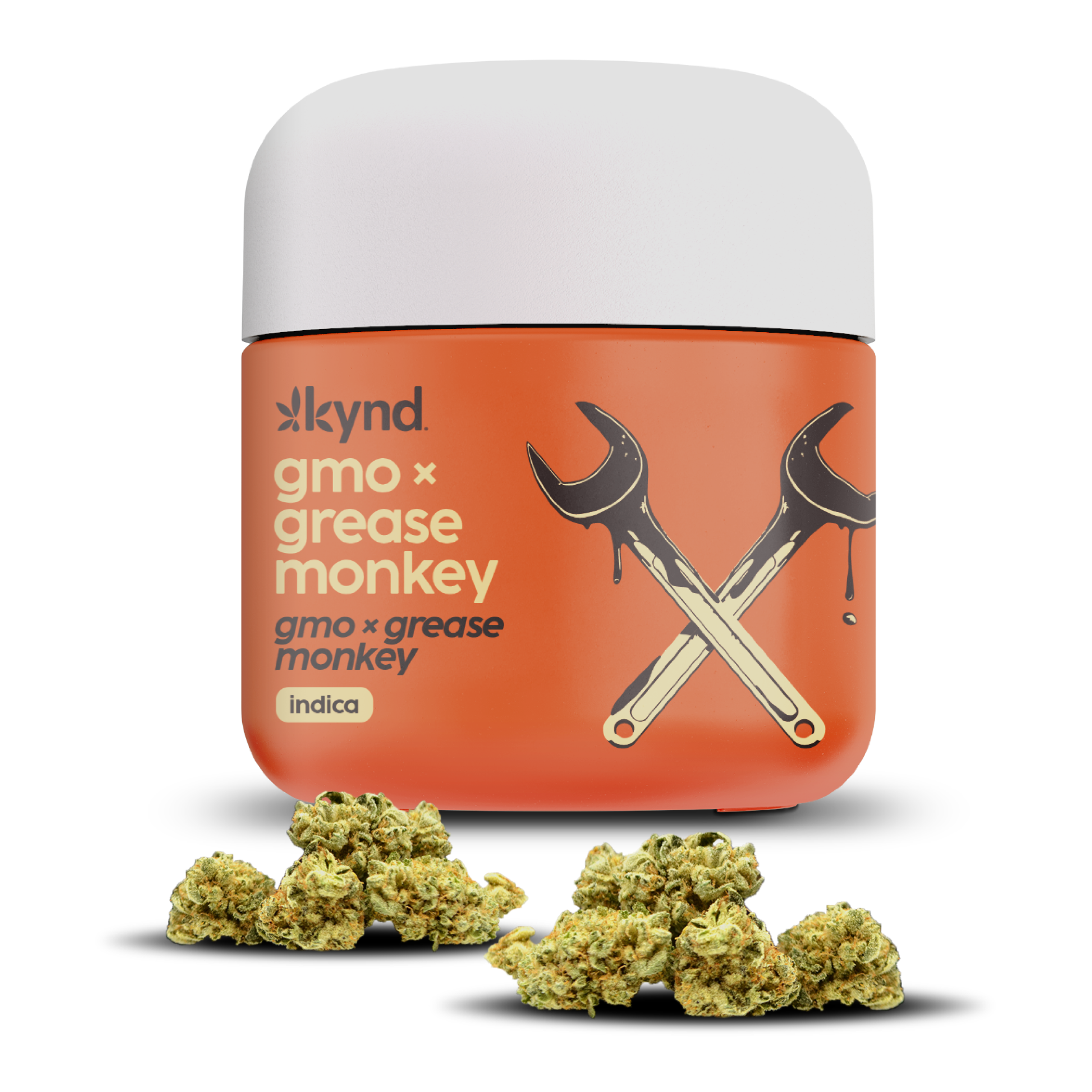Photograph of product: Kynd GMO x Grease Monkey (H) Flower 3.5g