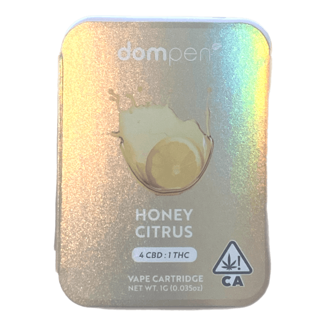 Photograph of product: Honey Citrus 4:1 TH-oui/CBD 1g Vape - 