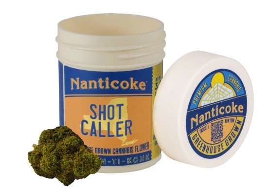 Photograph of product: Nanticoke | Shot Caller | Greenhouse Grown Flower | 3.5g
