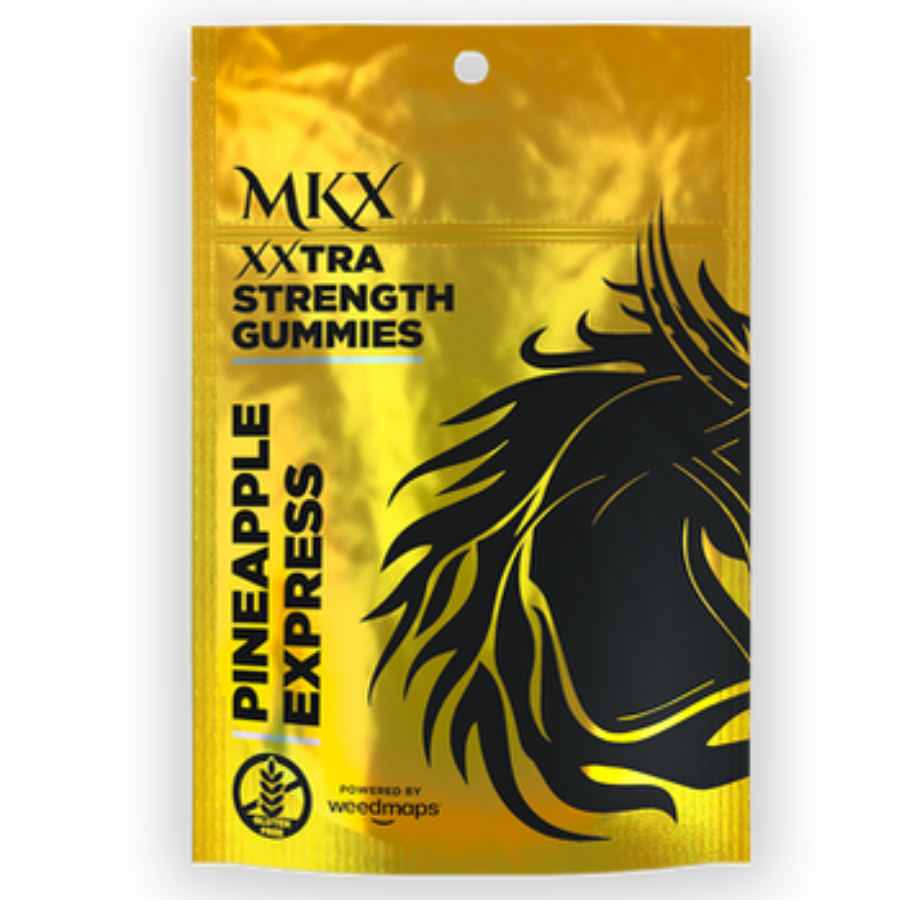 Photograph of product: MKX - 200mg Gummies - Pineapple Express