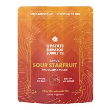 Photograph of product: Sour Starfruit | Gummies | 100mg