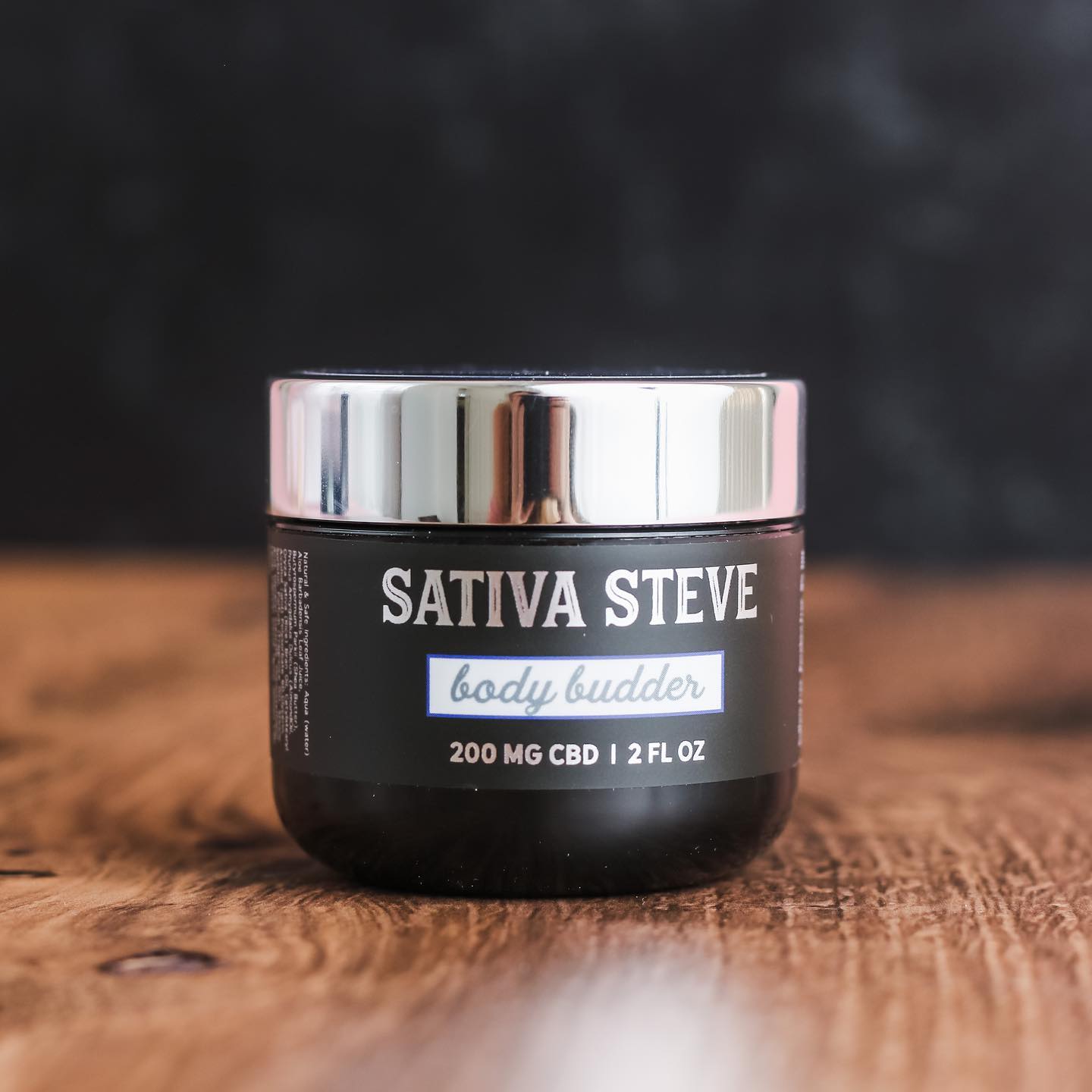 Photograph of Product: (K009) Sativa Steve Body Budder 2oz