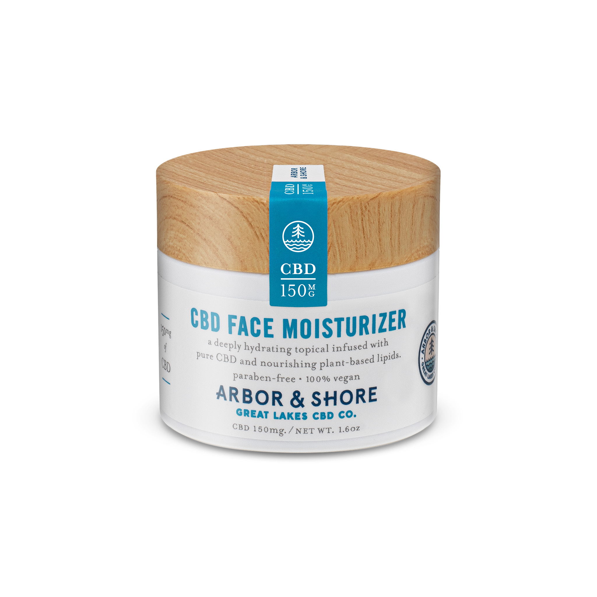 Photograph of product: Arbor & Shore CBD - Face Moisturizer (150mg)