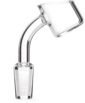 Photograph of product: 45 Degree/2mm Thick Quartz Banger/ 14mm Male