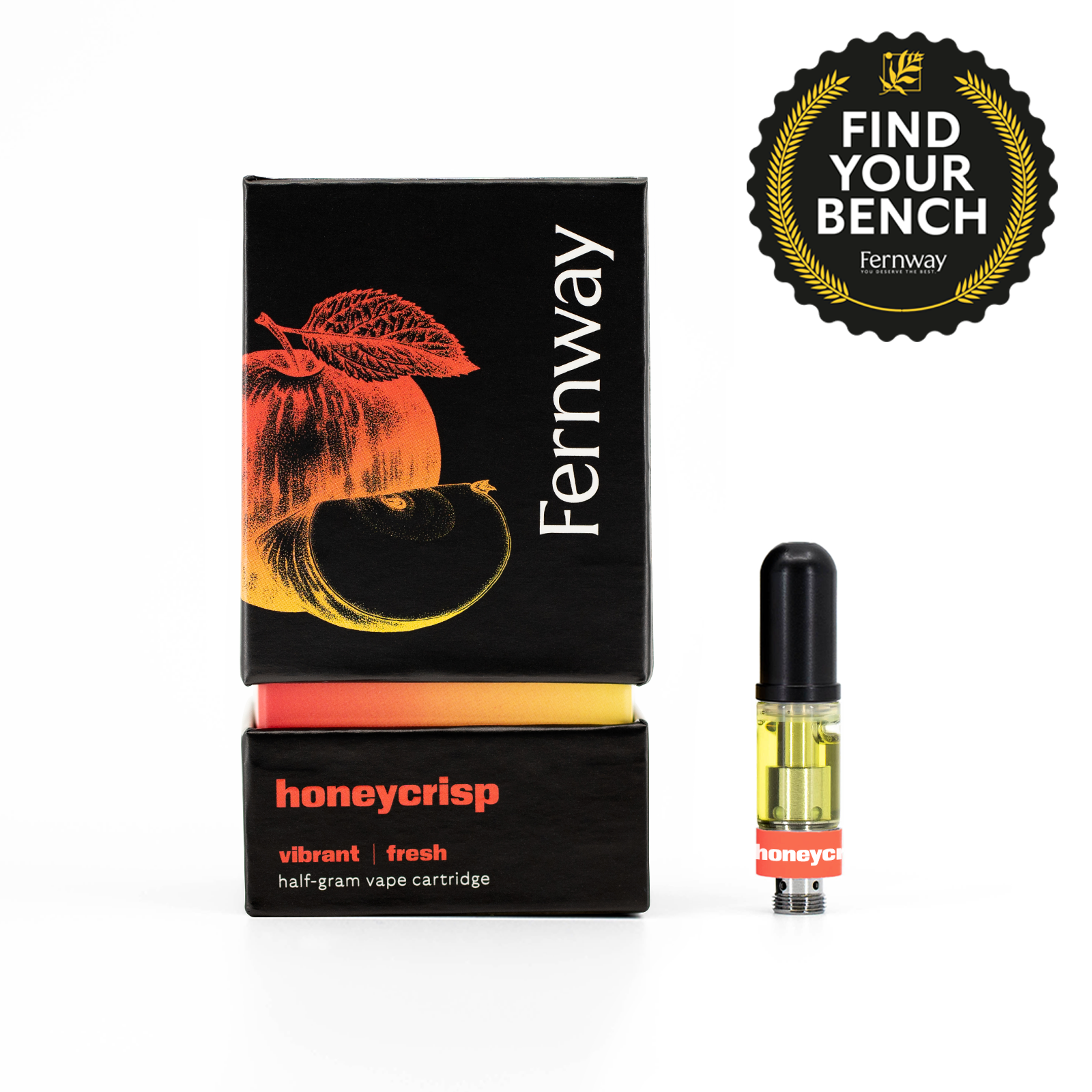 Photograph of product: Fernway - HoneyCrisp - .510 Vape Cartridge - Oui'd - 1g