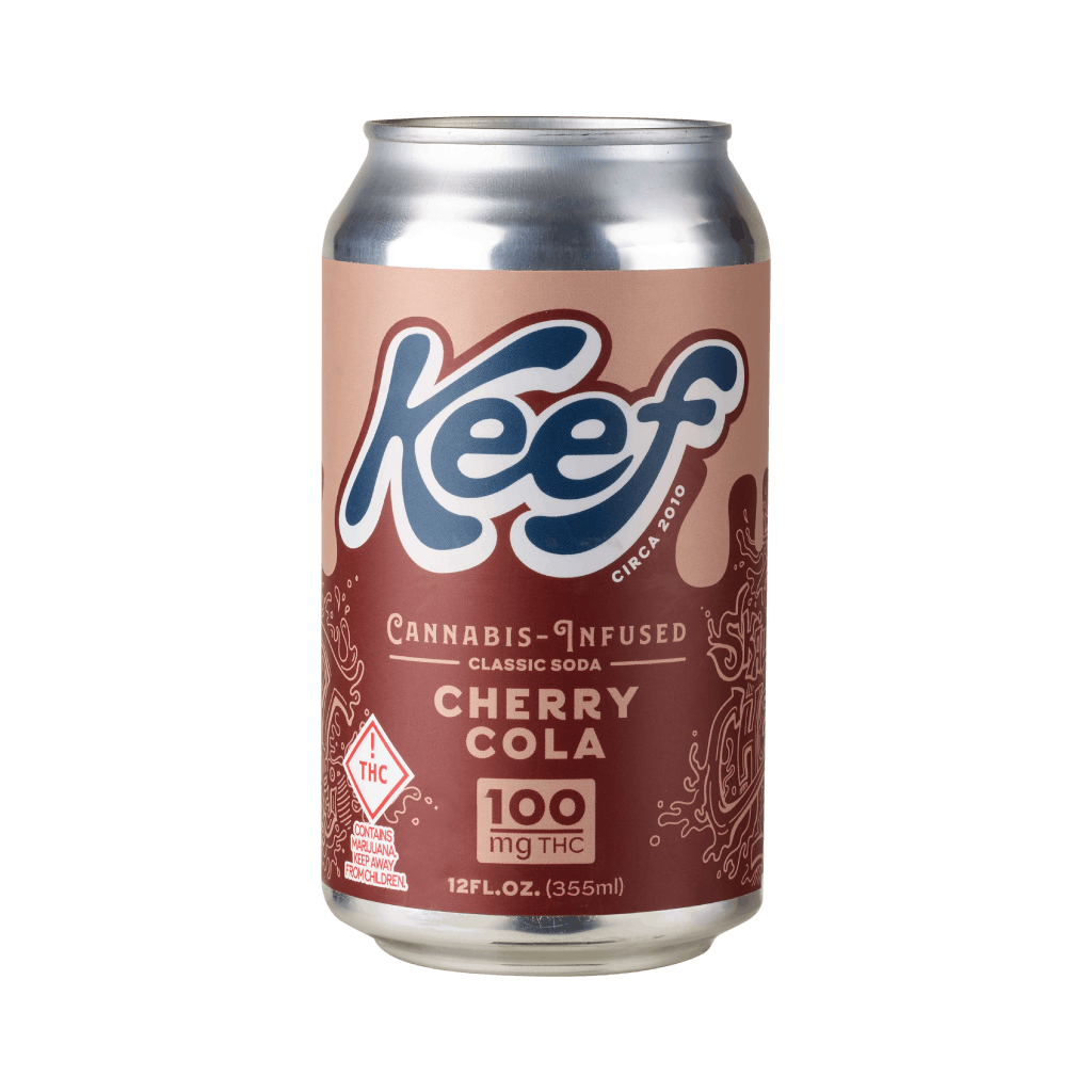Photograph of product: Keef Brands Classic Soda Cherry Cola - 100mg