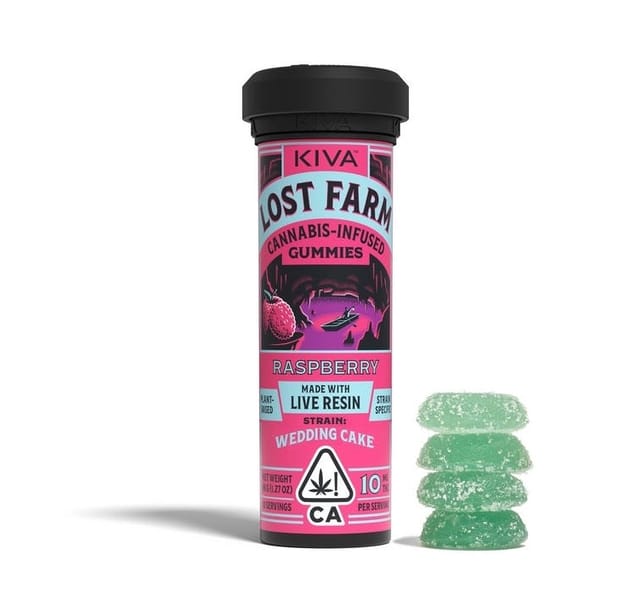 Photograph of product: Raspberry Wedding Cake 100mg - 