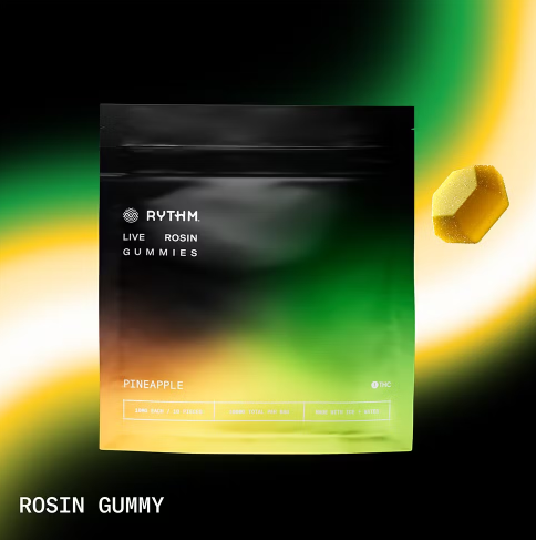 Photograph of product: Rythm | Edible | Clementine Solventless | 100mg