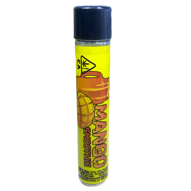 Photograph of product: Mango Smoothie Infused Pre-roll 1g - 