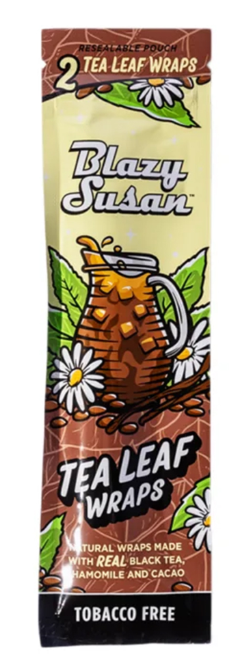 Photograph of product: Black Tea Leaf King Size Wraps (2pk)