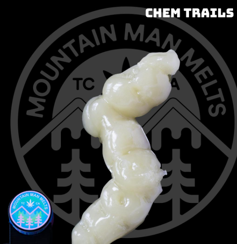 Photograph of product: Mountain Man Melts Chem Trails Living Soil Live Rosin