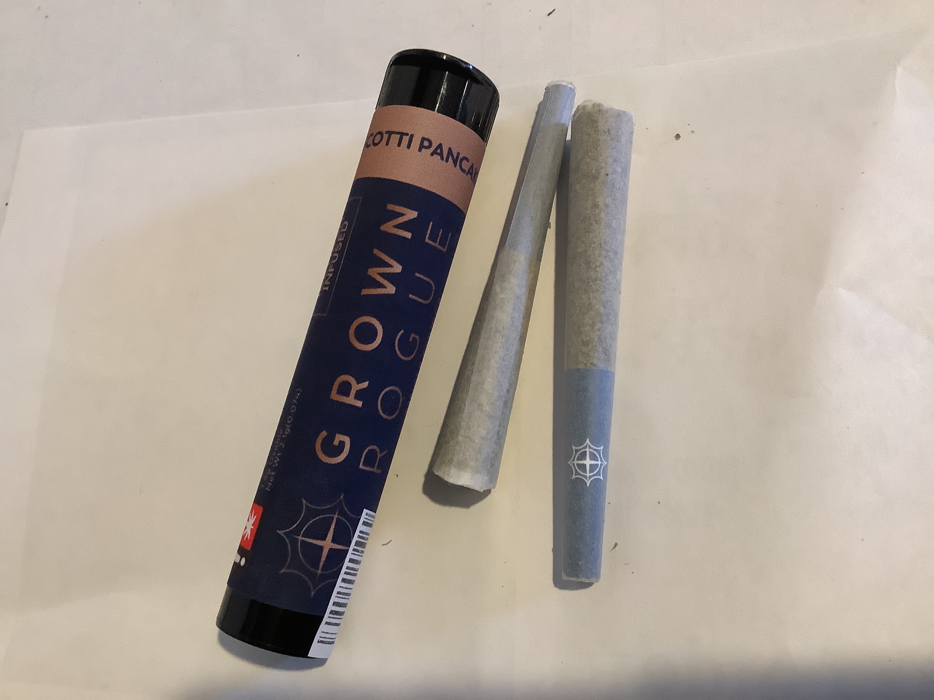 Photograph of product: Grown Rogue | BISCOTTI PANCAKES Infused Preroll 2pk | 1.5g