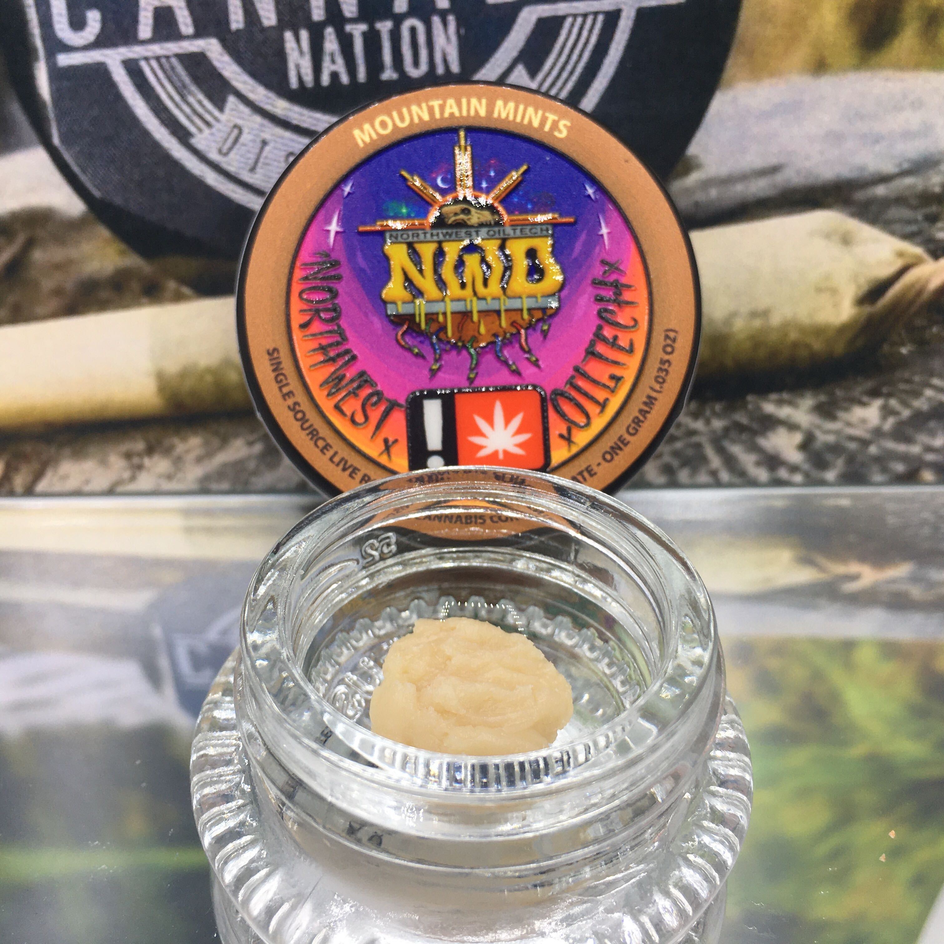 Photograph of product: Live Rosin | Mountain Mints | 1g