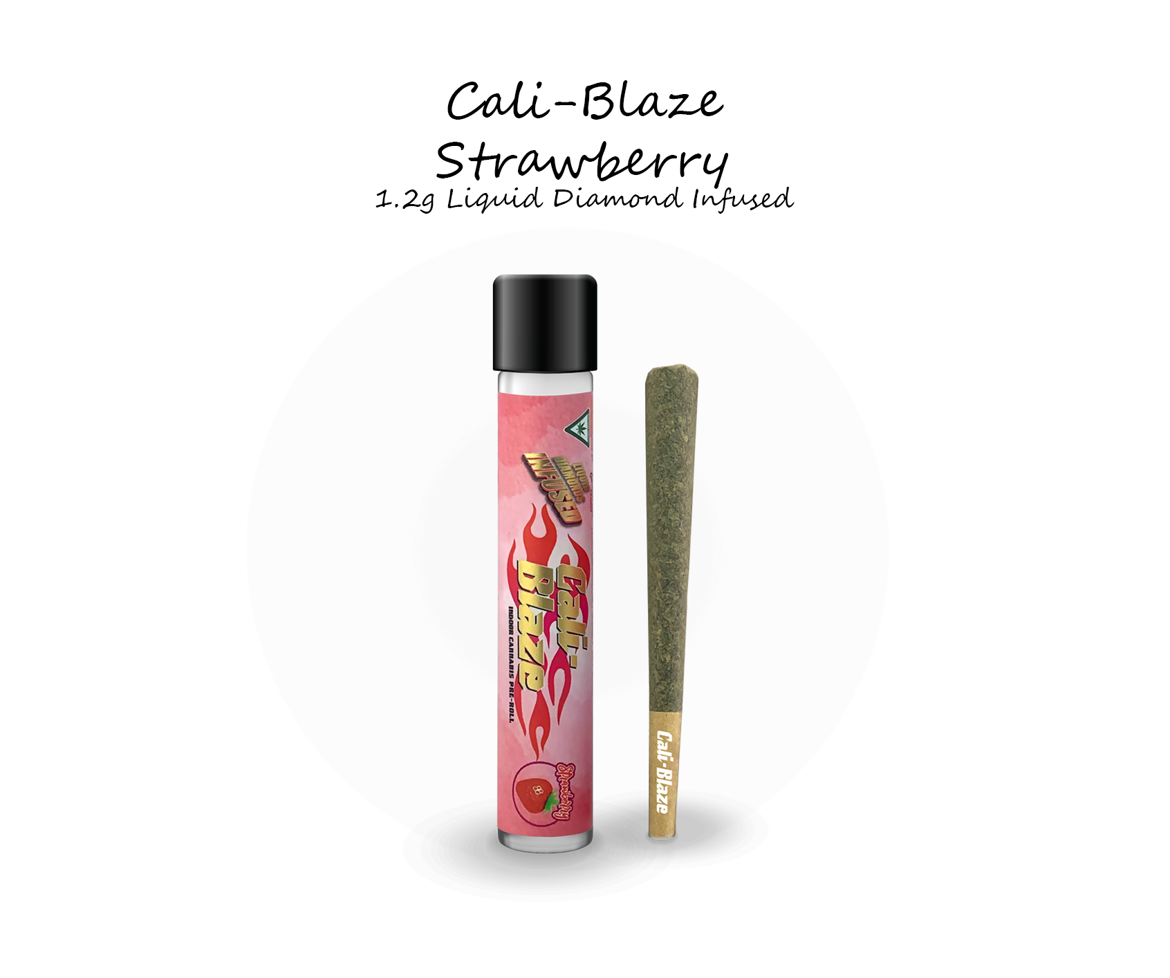Photograph of product: Cali-Blaze | Strawberry | 1.2g Infused