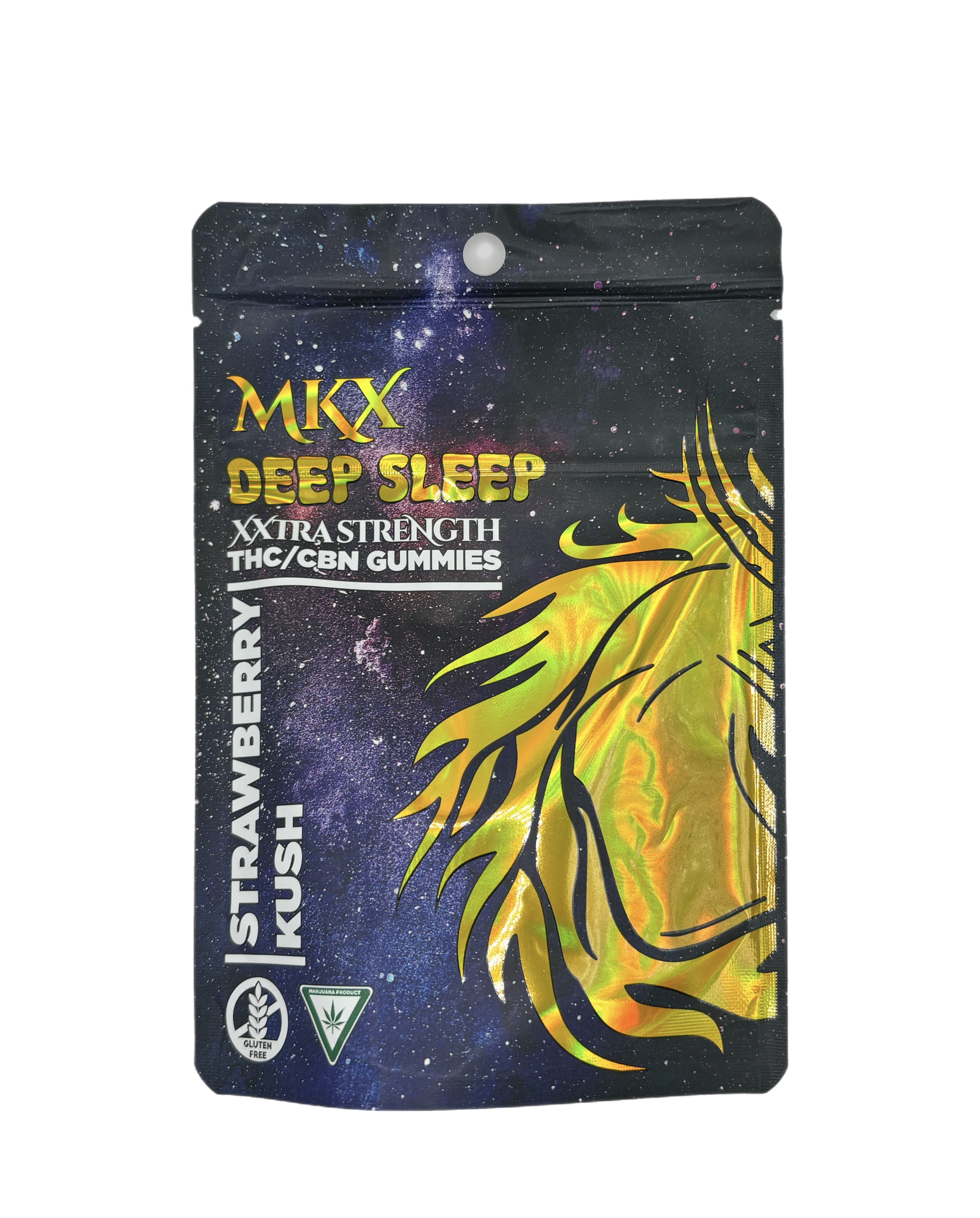 Photograph of product: MKX | STRAWBERRY | CBN | GUMMIES | 200MG