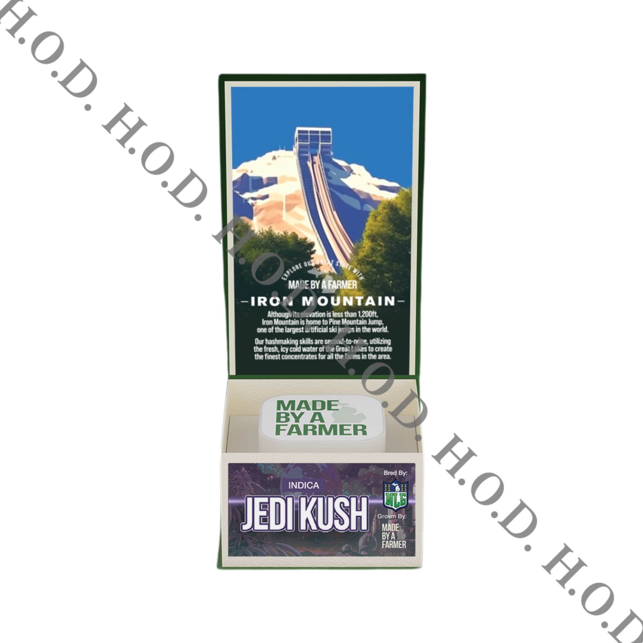 Photograph of product: Made By A Farmer Jedi Kush Live au chocolat Rosin 1g